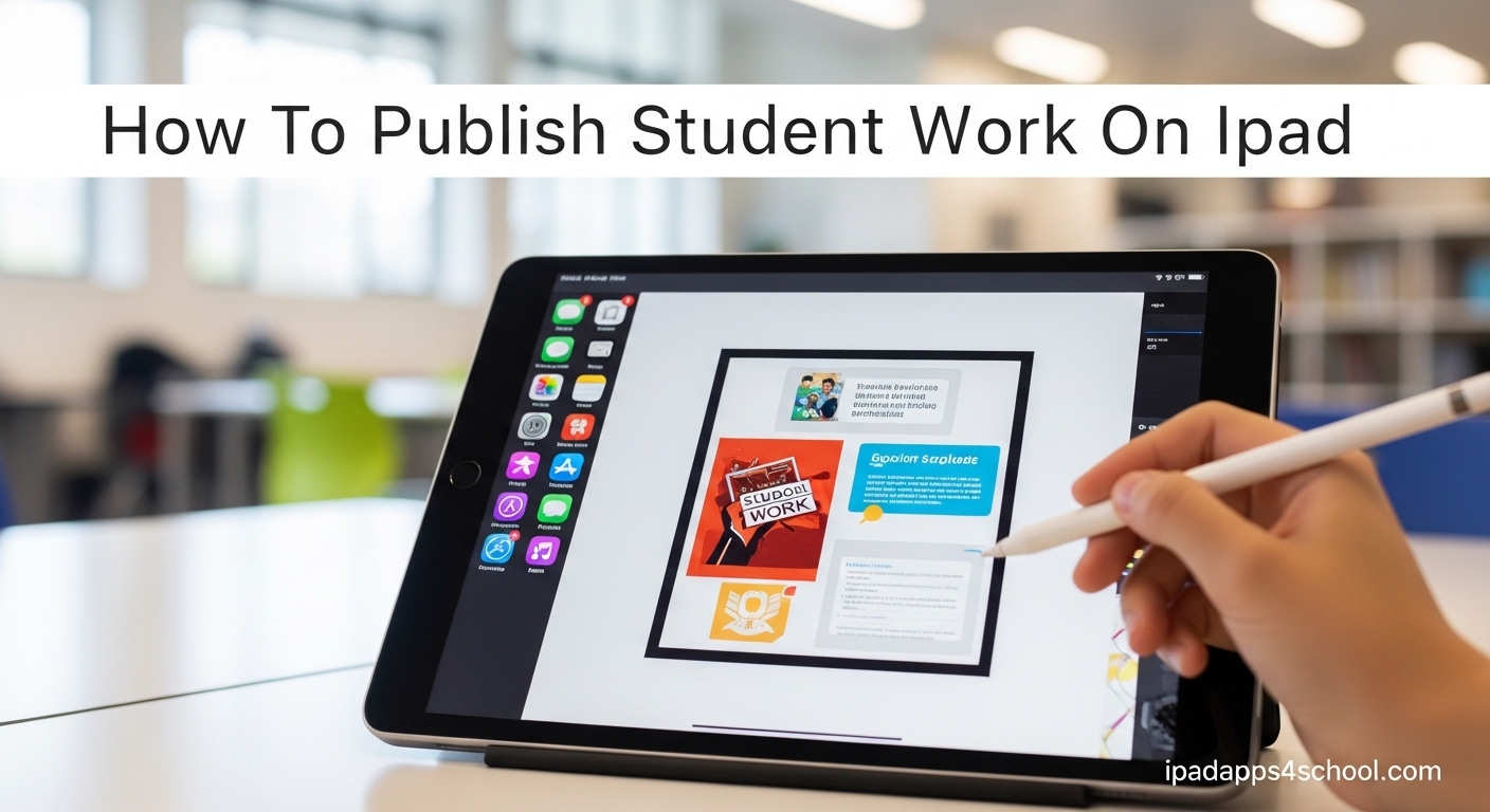 How To Publish Student Work On Ipad