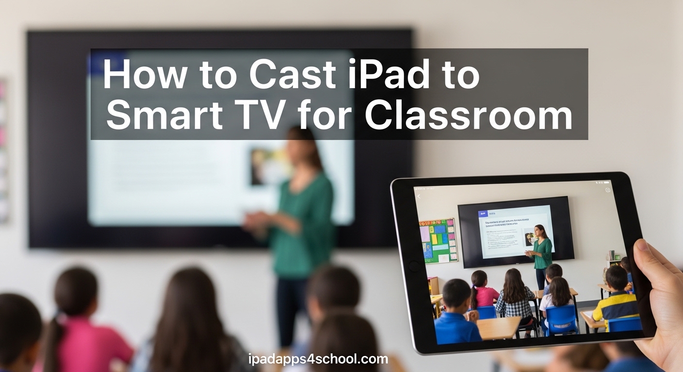 How to Cast iPad to Smart TV for Classroom