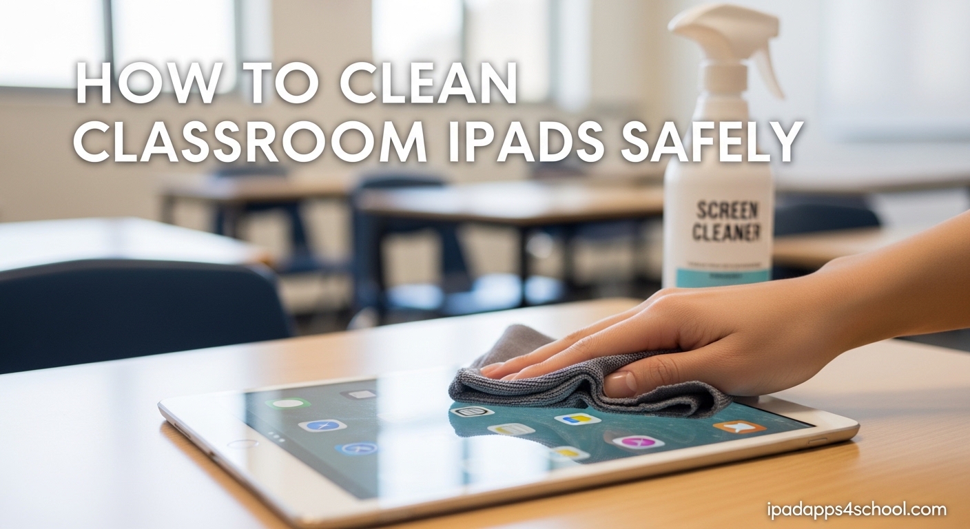 How to Clean Classroom iPads Safely