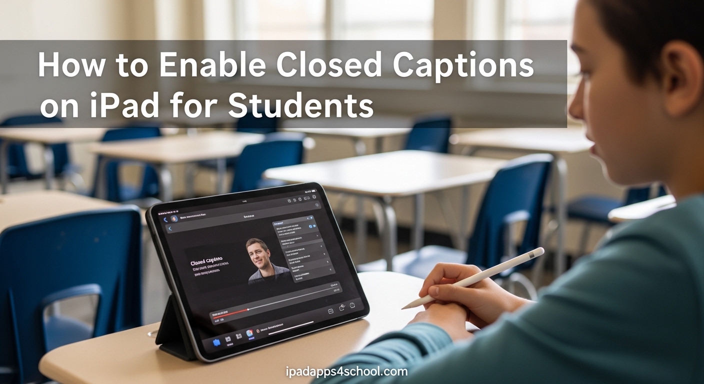 How to Enable Closed Captions on iPad for Students