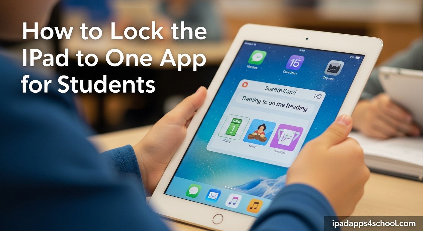How to Lock iPad to One App for Students