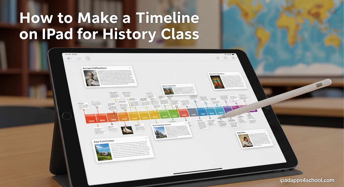 How to Make a Timeline on iPad for History Class
