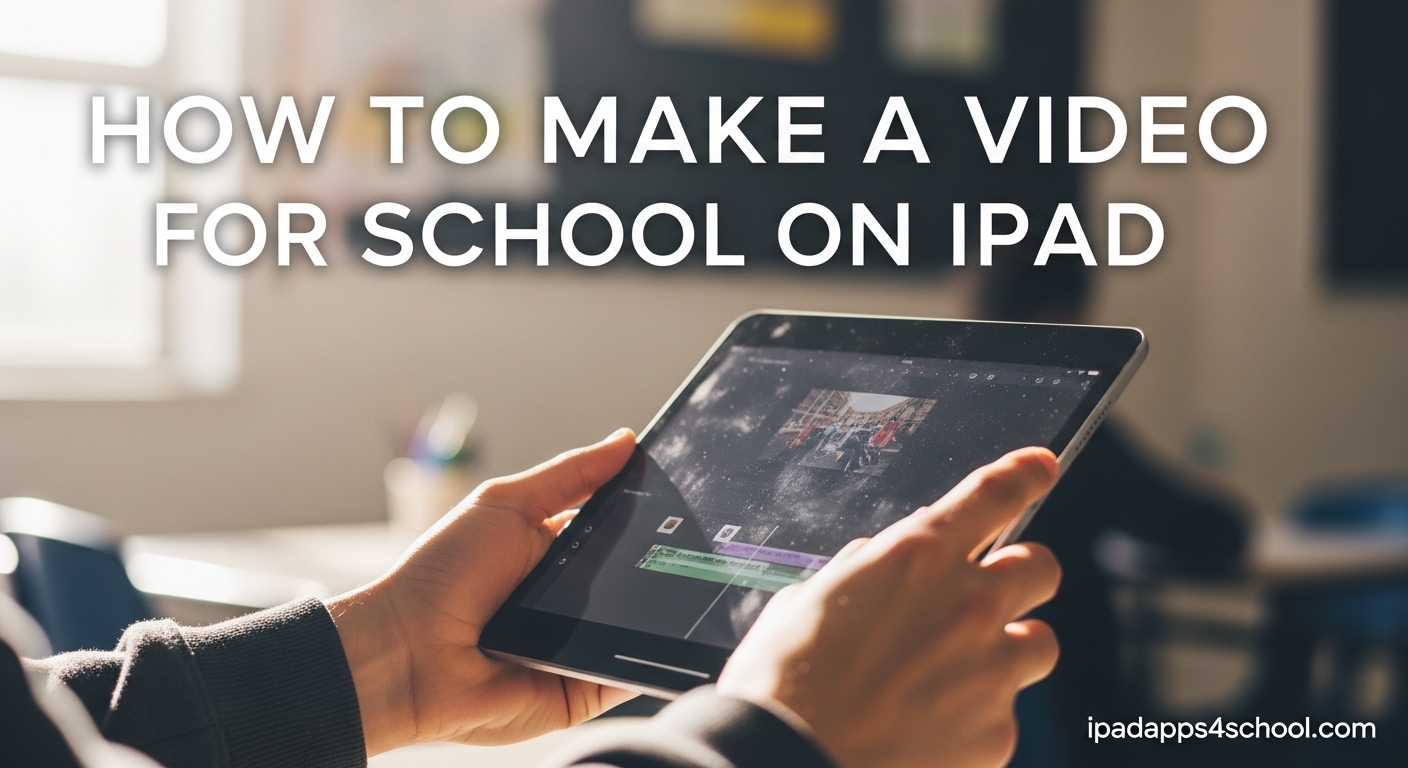 How to Make a Video for School on iPad