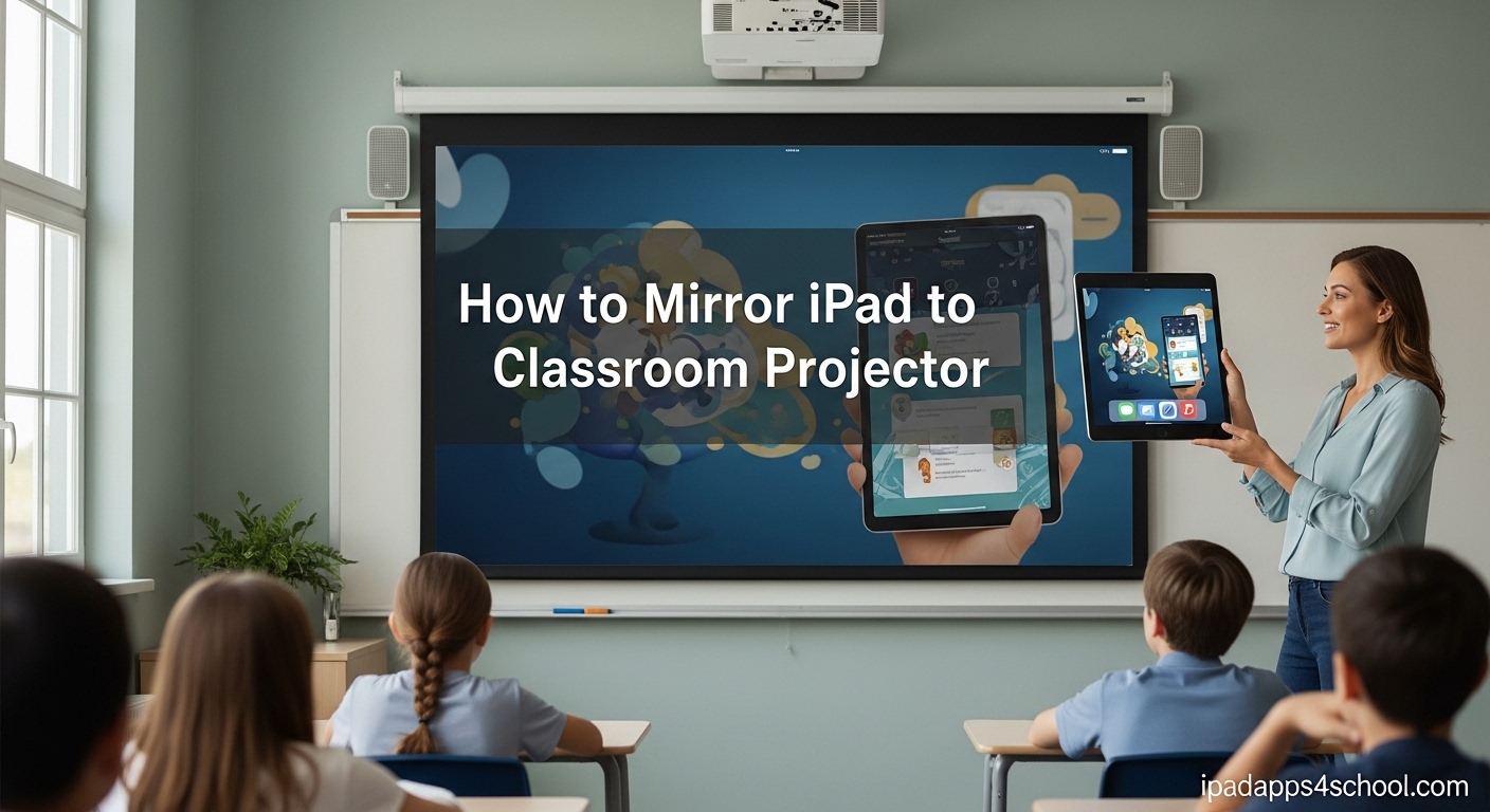 How to Mirror iPad to Classroom Projector