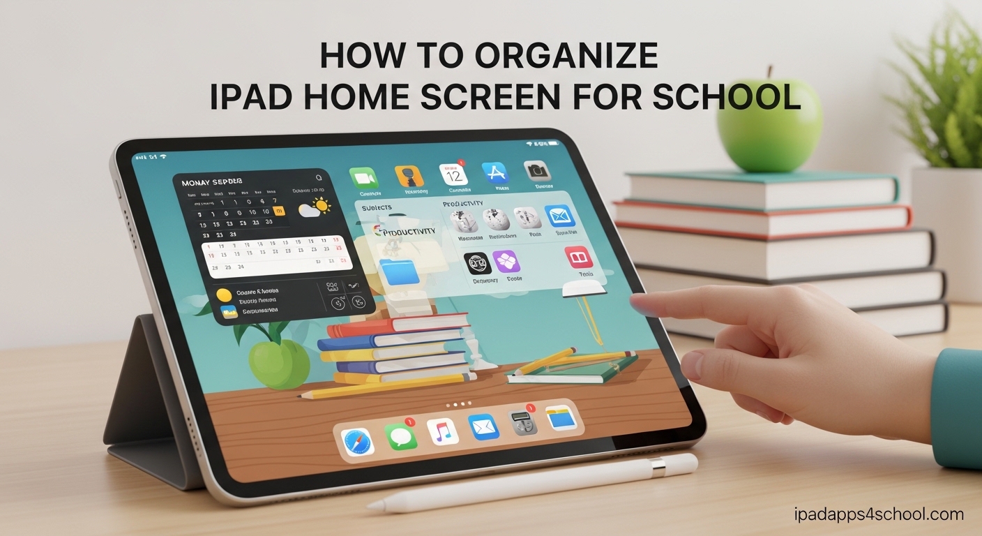 How to Organize iPad Home Screen for School