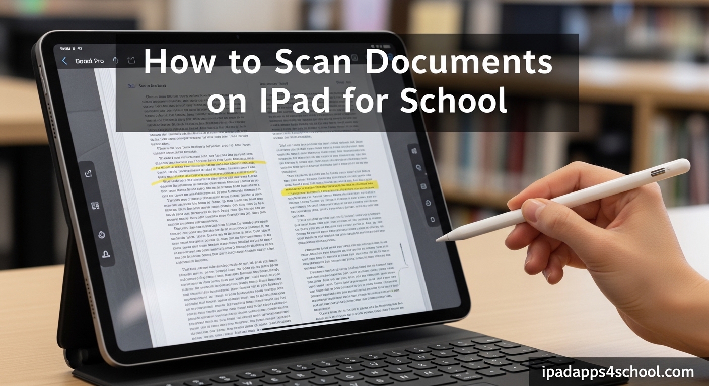 How to Scan Documents on iPad for School