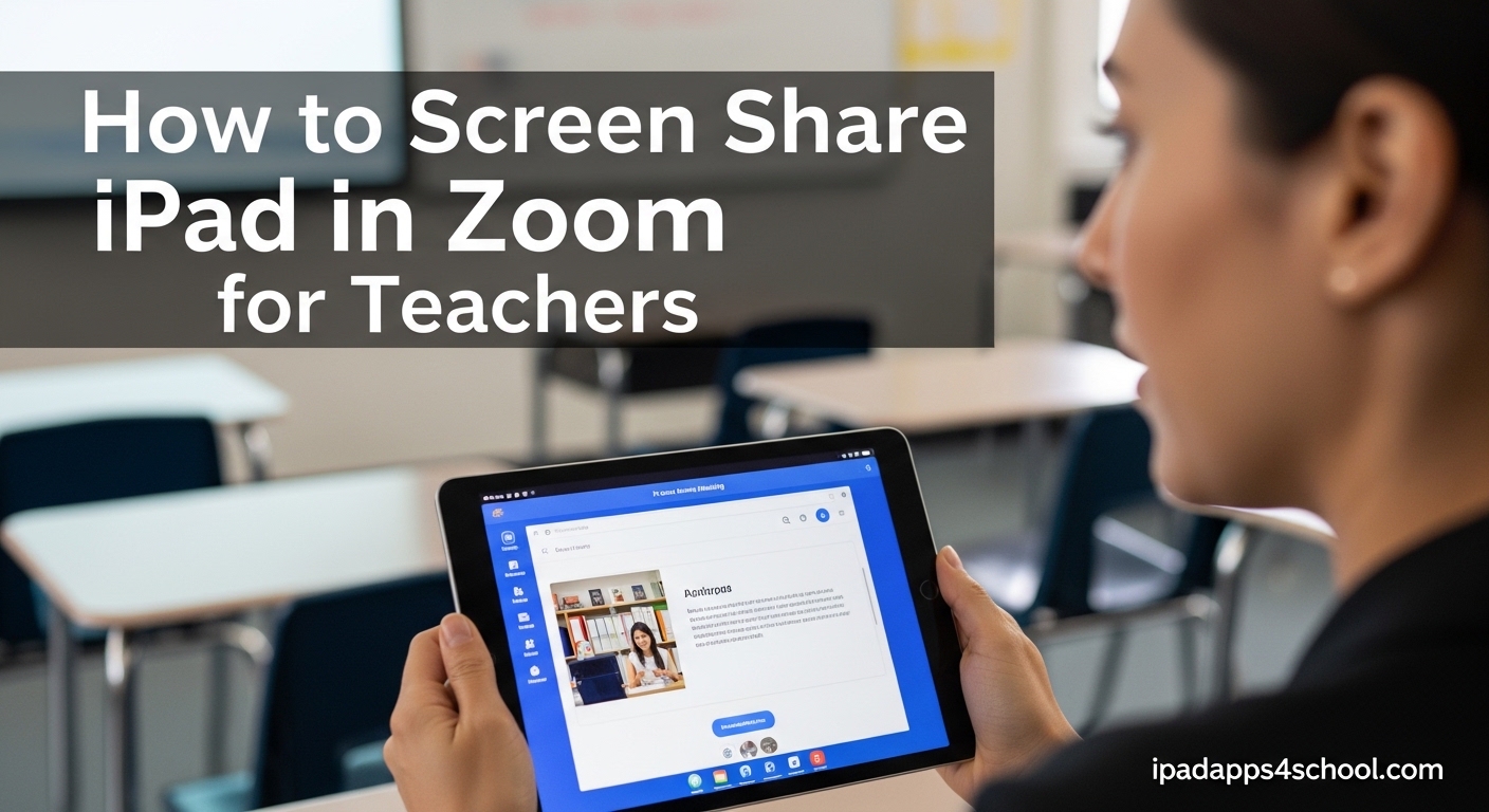 How to Screen Share iPad in Zoom for Teachers