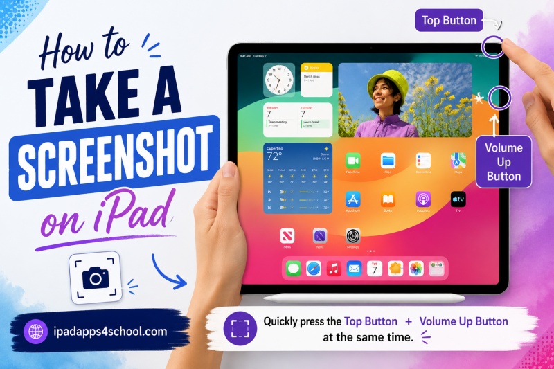 How to Take a Screenshot on iPad