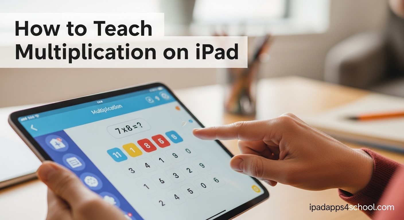 How to Teach Multiplication on iPad