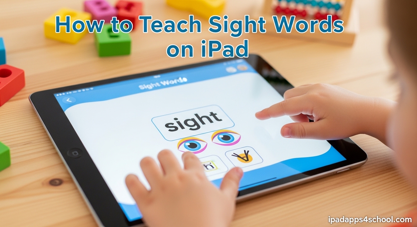 How to Teach Sight Words on iPad