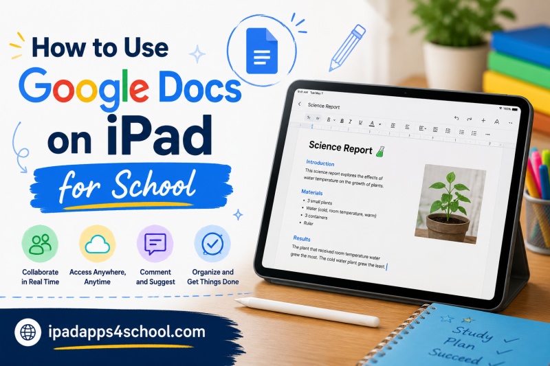 How to Use Google Docs on iPad for School