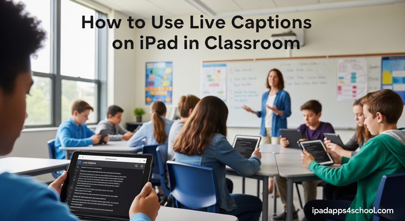 How to Use Live Captions on iPad in Classroom