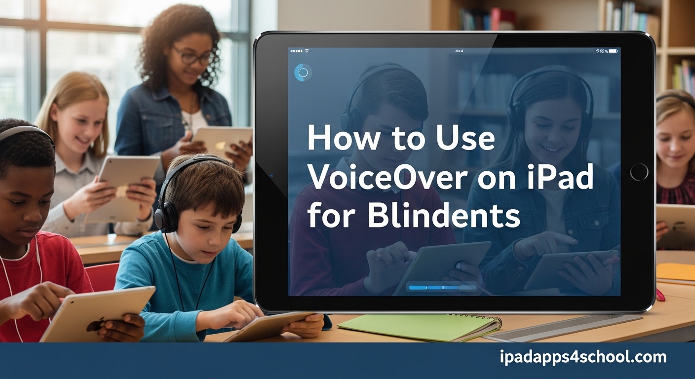How to Use VoiceOver on iPad for Blind Students