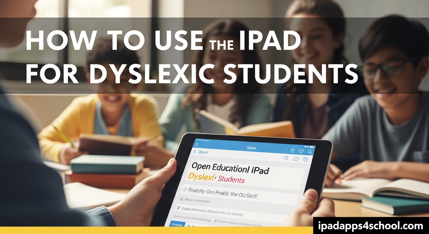 How to Use iPad for Dyslexic Students