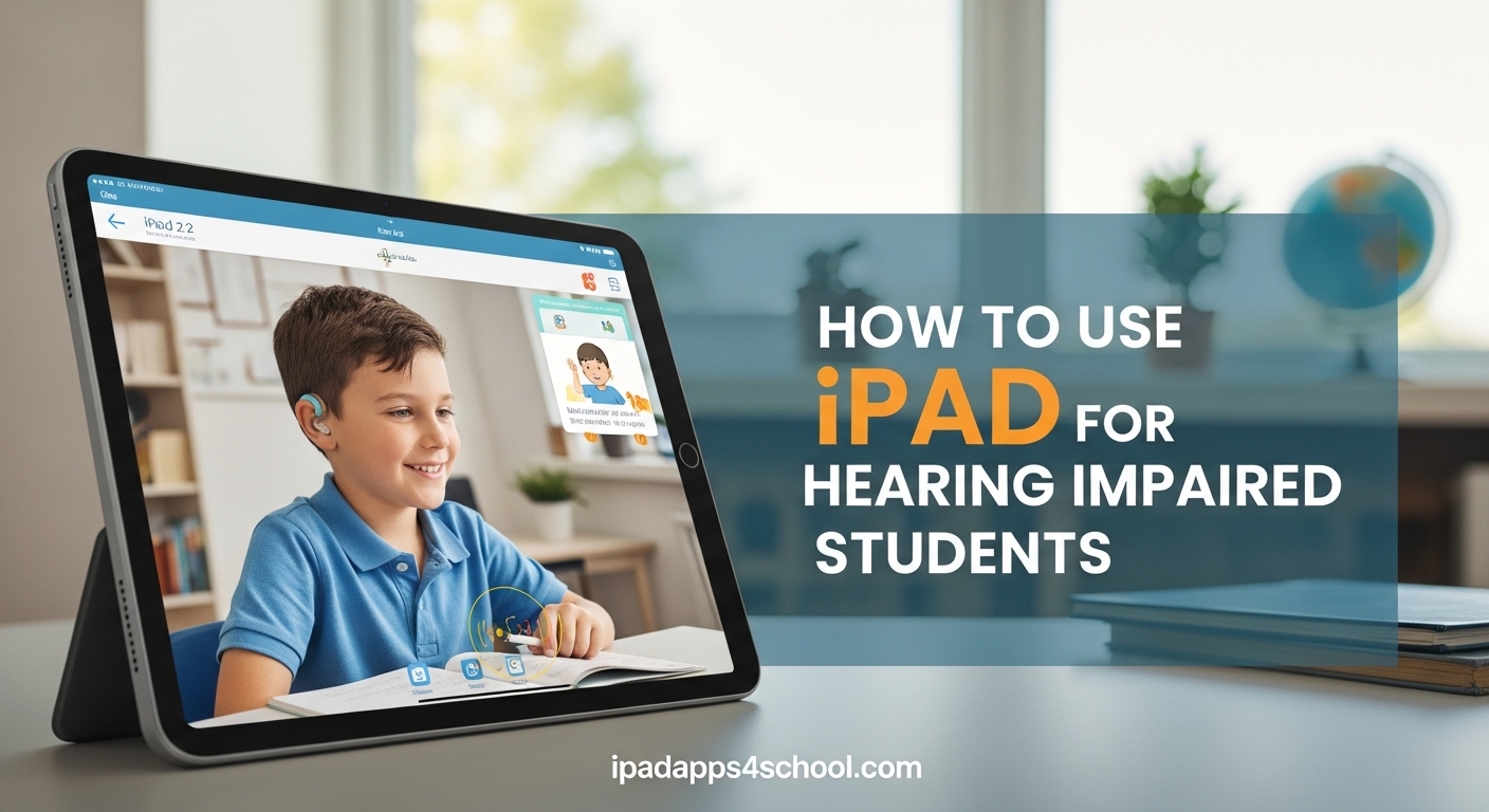 How to Use iPad for Hearing Impaired Students