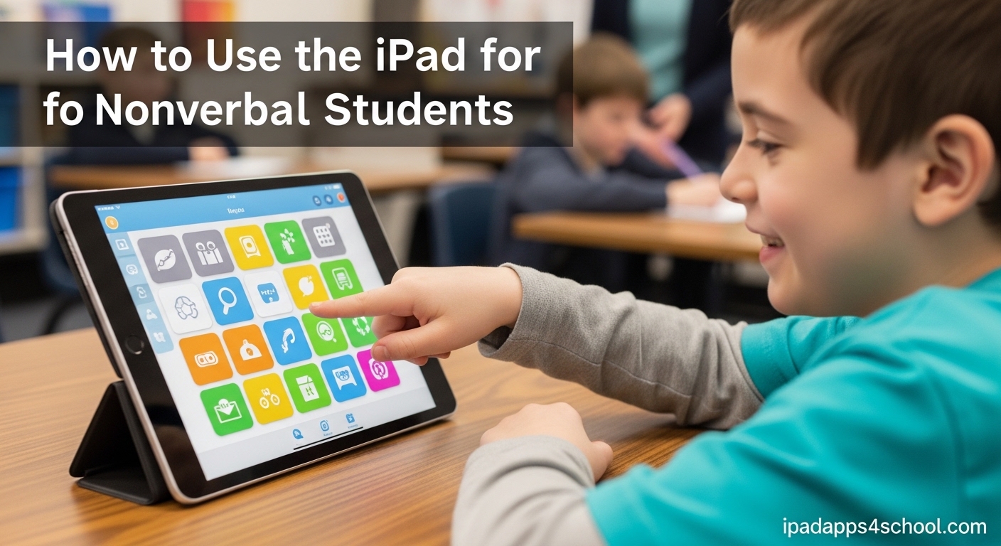 How to Use iPad for Nonverbal Students