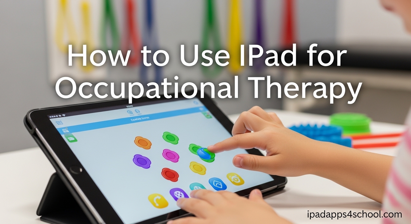 How to Use iPad for Occupational Therapy
