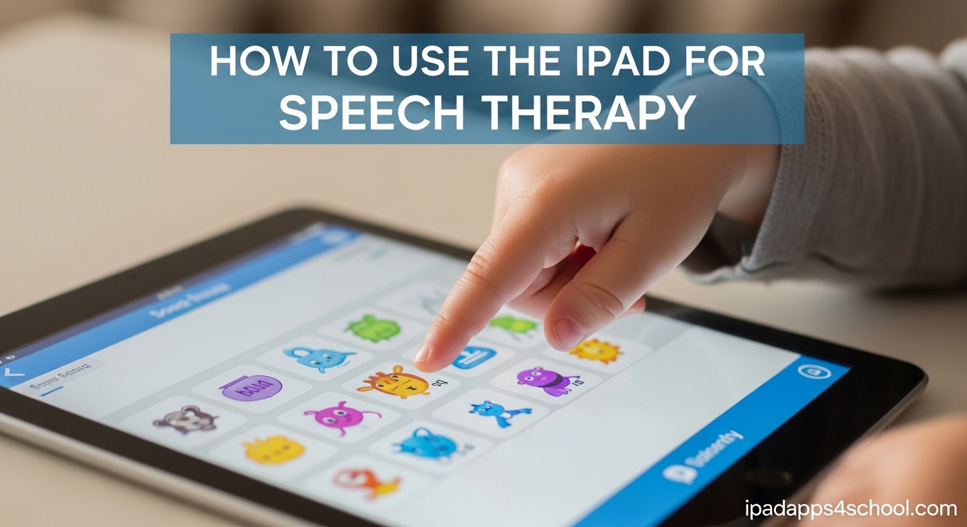 How to Use iPad for Speech Therapy
