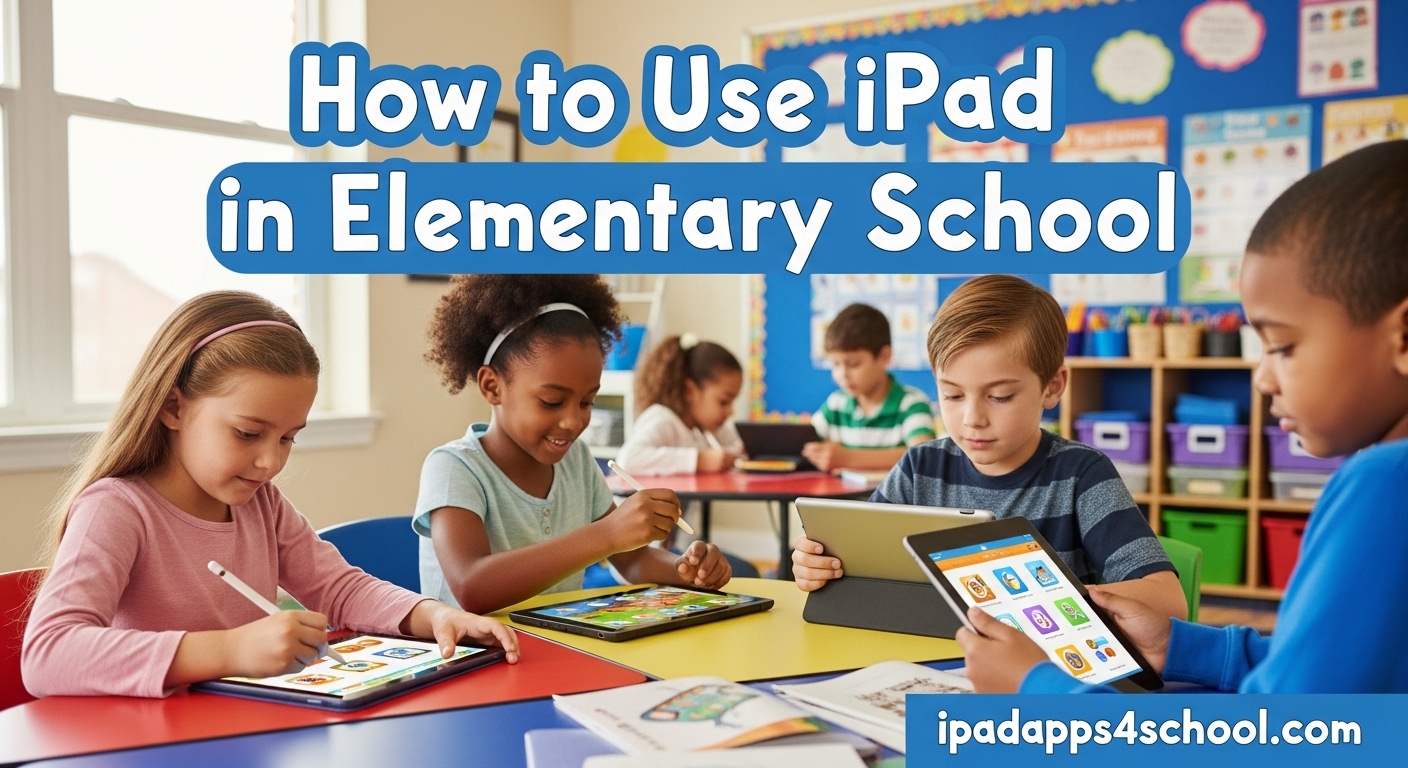 How to Use iPad in Elementary School