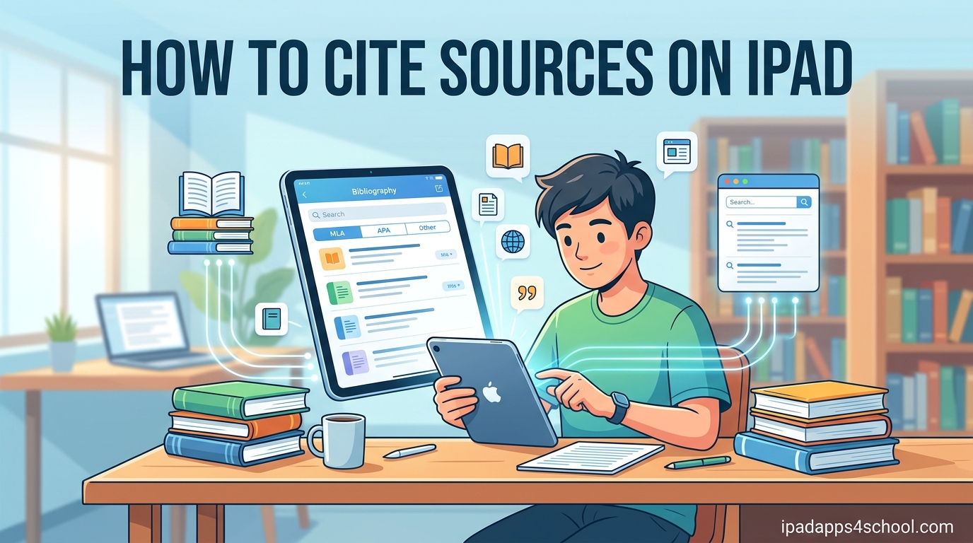 How to Cite Sources on iPad
