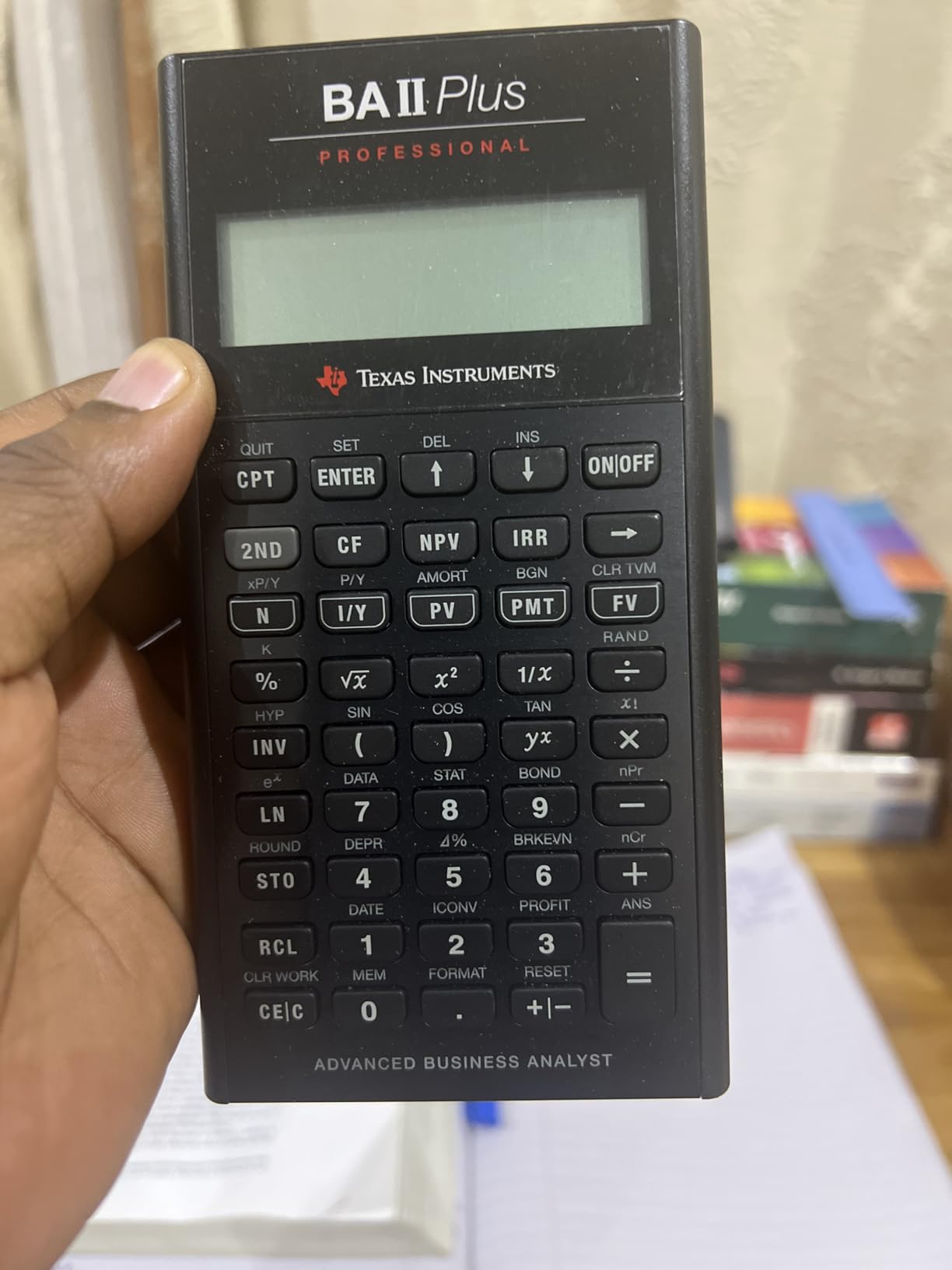 Texas Instruments BA II Plus Professional Financial Calculator customer photo 1