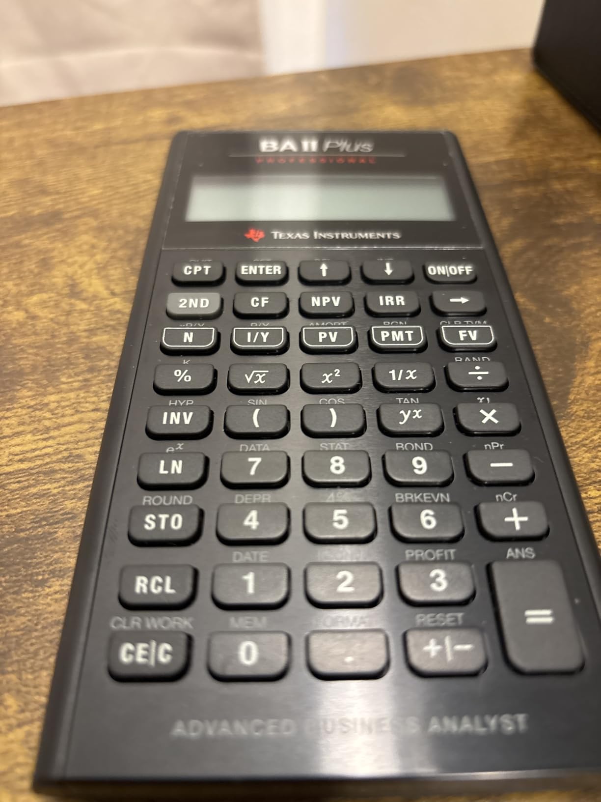 Texas Instruments BA II Plus Professional Financial Calculator customer photo 2