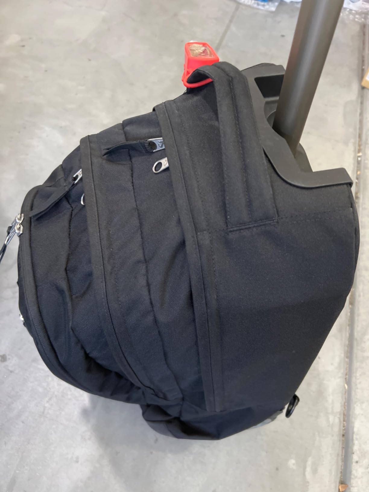 JanSport Driver 8 Rolling Backpack - Wheeled Travel Bag with 15-Inch Laptop Sleeve, Black customer photo 2