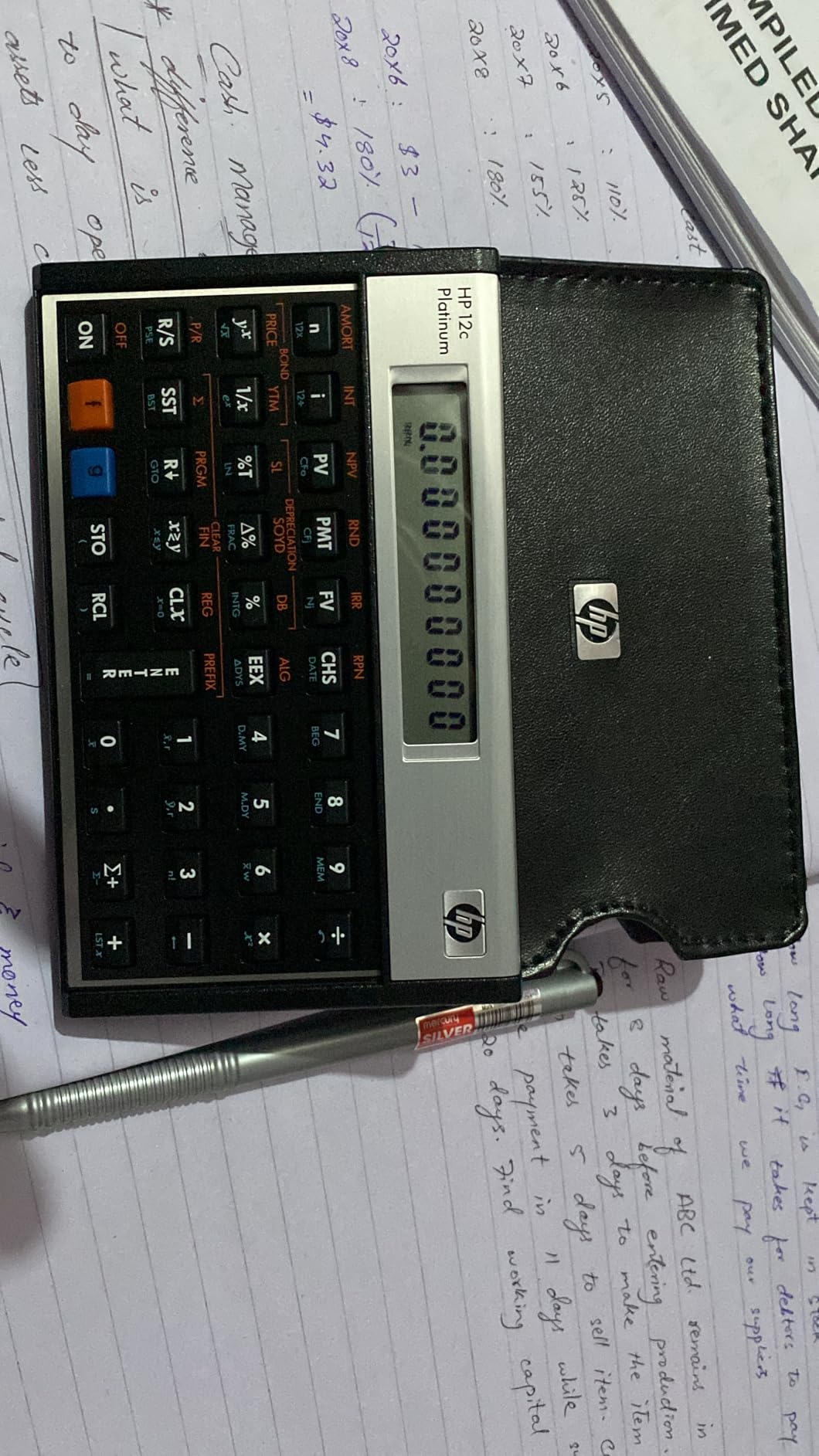HP 12C Platinum Financial Calculator, 130+ Functions, RPN, Undo Key customer photo 1