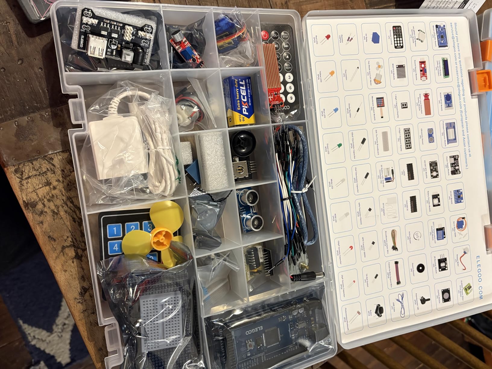 ELEGOO Mega 2560 R3 Project The Most Complete Starter Kit with Tutorial | Compatible with Arduino, Ultimate Starter Kit, PDF Tutorial, 35+ Guided Projects, 200+ Components, Sensors, Displays, Motors customer photo 2
