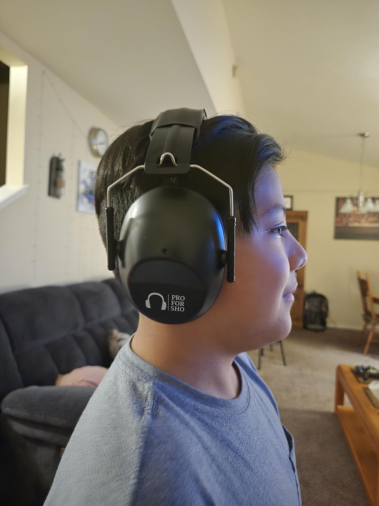 Pro For Sho 34dB NRR Hearing Protection Ear Muffs - Highest NRR Compact Design Ear Protection for Loud Events & Sensory Use customer photo 1