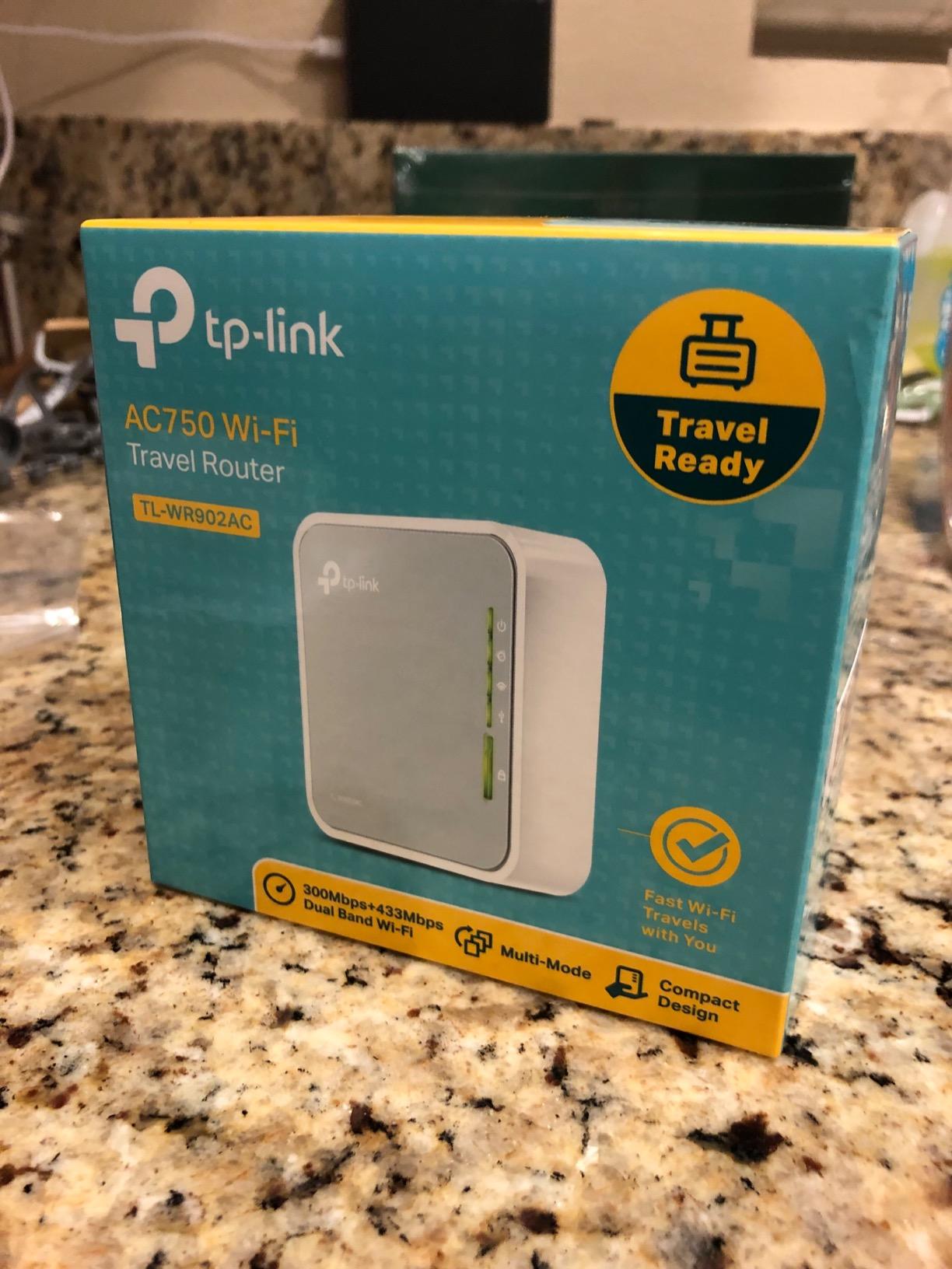 TP-Link AC750 Wireless Portable Nano Travel Router(TL-WR902AC) - Support Multiple Modes, WiFi Router/Hotspot/Bridge/Range Extender/Access Point/Client Modes, Dual Band WiFi, 1 USB 2.0 Port customer photo 1