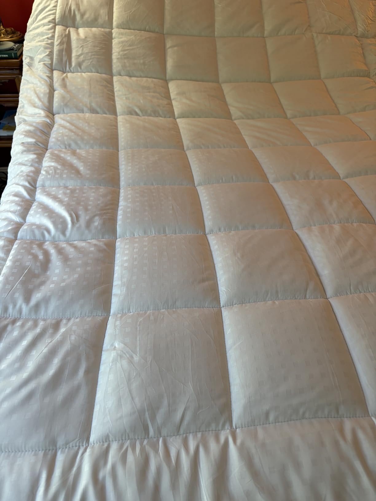 EASELAND Twin XL Mattress Pad Pillow Top Quilted Fitted Mattress Cover/Protector Extra Long Cotton Top 8-21