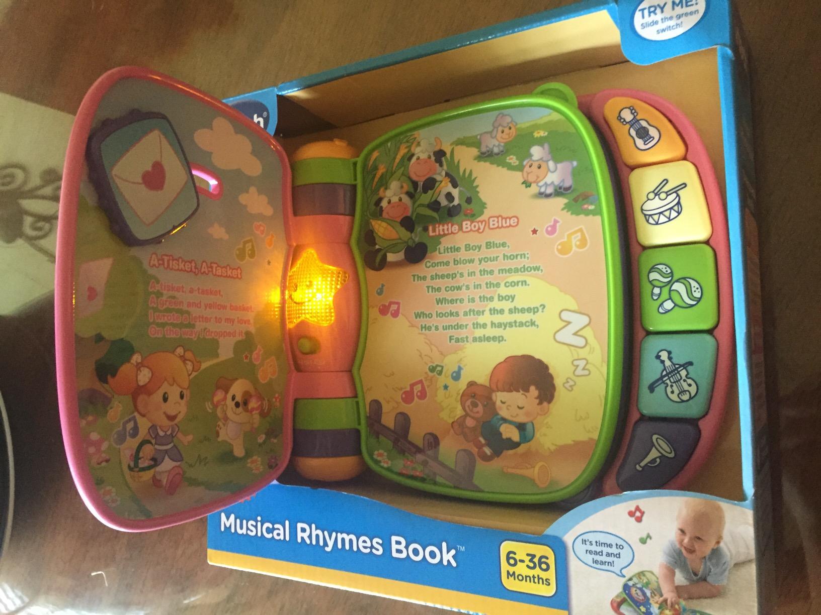 VTech Musical Rhymes Book, Red customer photo 1