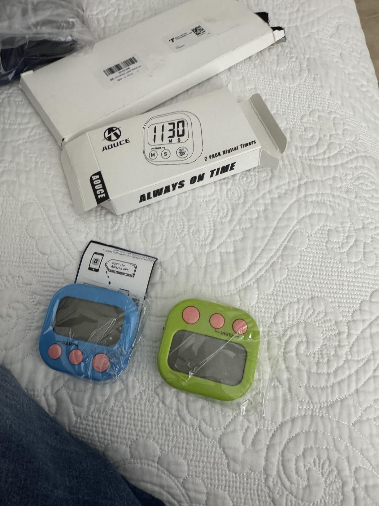 Digital Timer for Kids Classroom Timers for Teacher 2 Pack Blue Green - Large Screen, Strong Magnetic, Loud Alarm customer photo 1