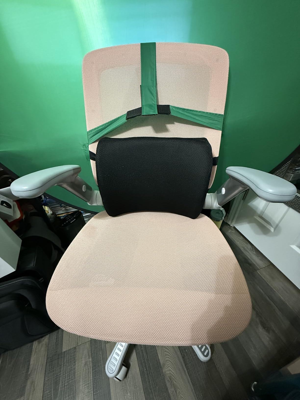 GABRYLLY Ergonomic Office Chair, High Back Home Desk Chair with Headrest, Flip-Up Arms, 90-120 Tilt Lock and Wide Cushion, Big and Tall Mesh Chairs for Man Woman, Black Task Chair customer photo 1