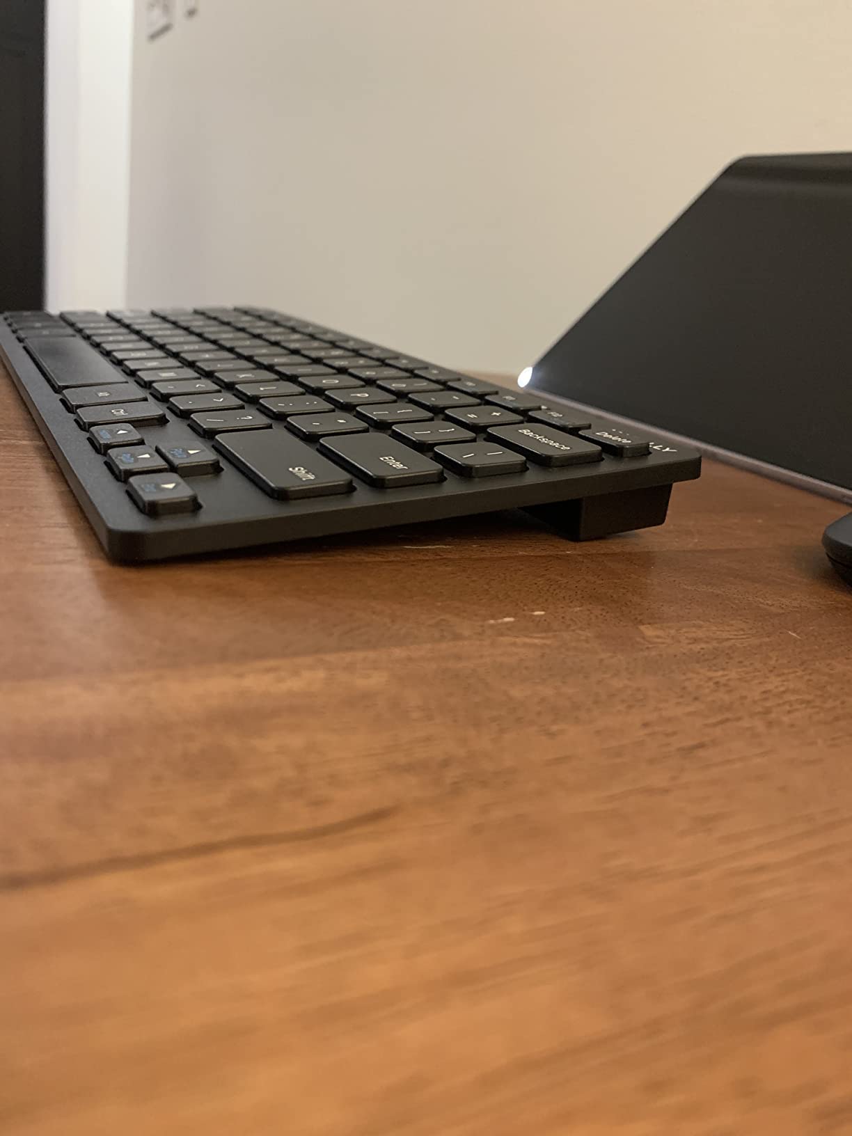 Macally Small Wireless Keyboard and Mouse Combo - Quiet Productivity Duo - 2.4G Wireless Compact Keyboard and Mouse for PC - 78 Key Mini Keyboard and Mouse with Slim Body, Click Buttons, & 3 DPI Modes customer photo 1