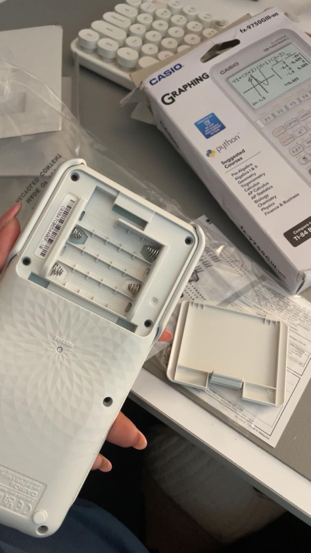 Casio fx-9750GIII Graphing Calculator | Natural Textbook Display | Python Programming customer photo 1