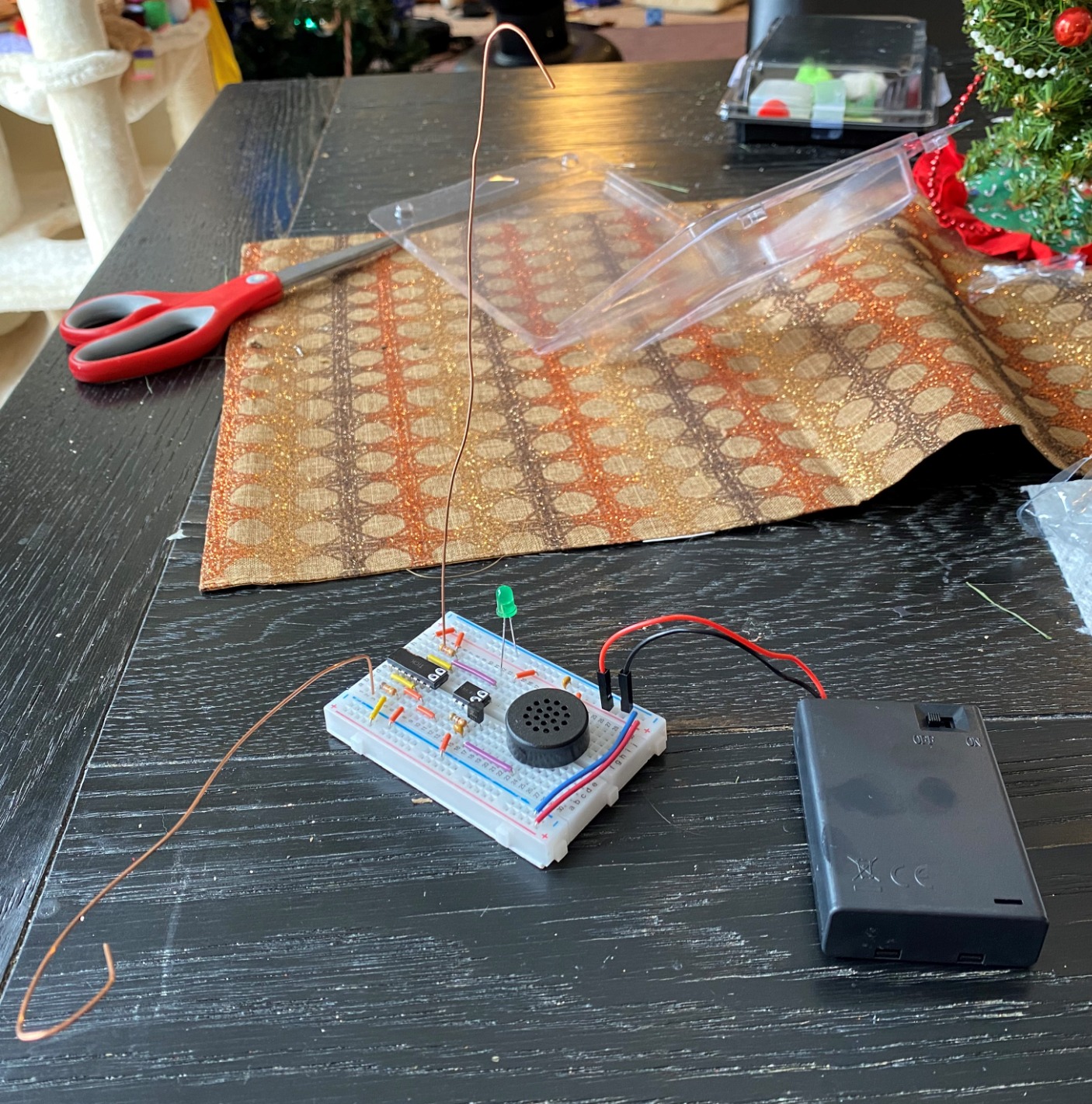 MicroKits Theremin Electronics Kit | Educational Electronic Music STEAM/STEM Kits for Kids or Grown Ups | No Tools Needed Easy to Build Breadboard Kit customer photo 1