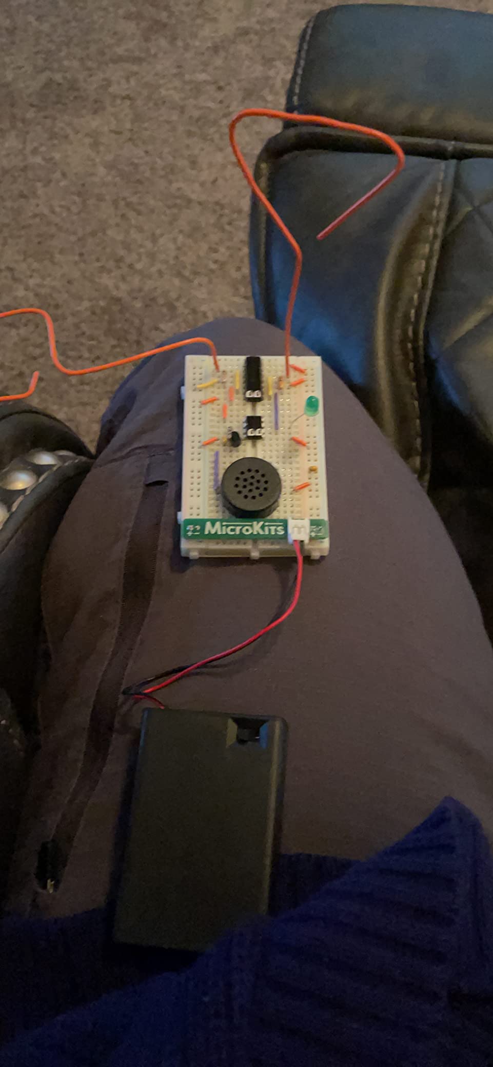 MicroKits Theremin Electronics Kit | Educational Electronic Music STEAM/STEM Kits for Kids or Grown Ups | No Tools Needed Easy to Build Breadboard Kit customer photo 2