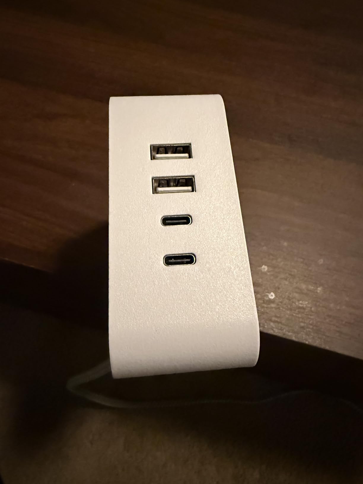 Surge Protector Power Strip - HANYCONY 8 Outlets 4 USB (2 USB C) Charging Ports, Multi Plug Outlet Extender, 5Ft Braided Extension Cord, Flat Plug Wall Mount Desk Charging Station for Home Office ETL customer photo 2