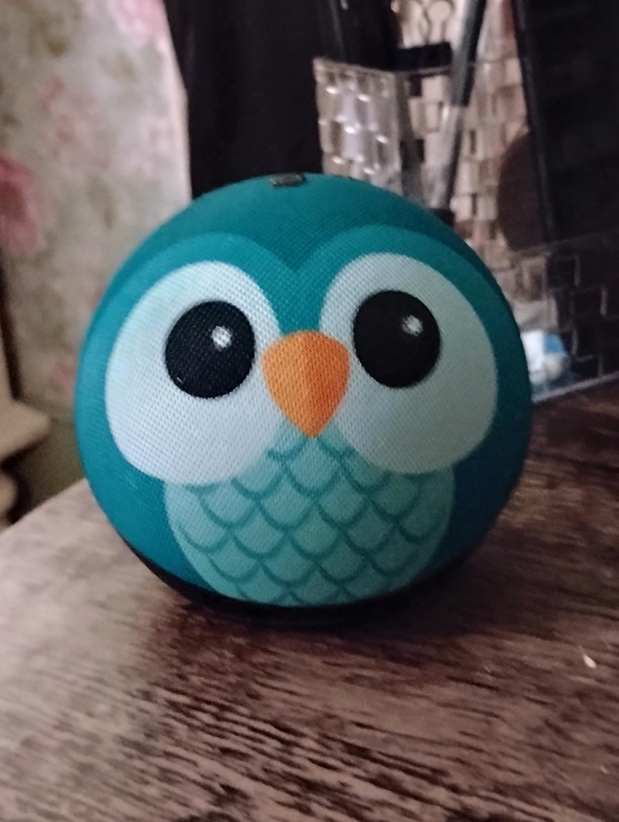 Amazon Echo Dot Kids (newest model), Smart speaker for audiobooks and learning games, Owl design customer photo 1
