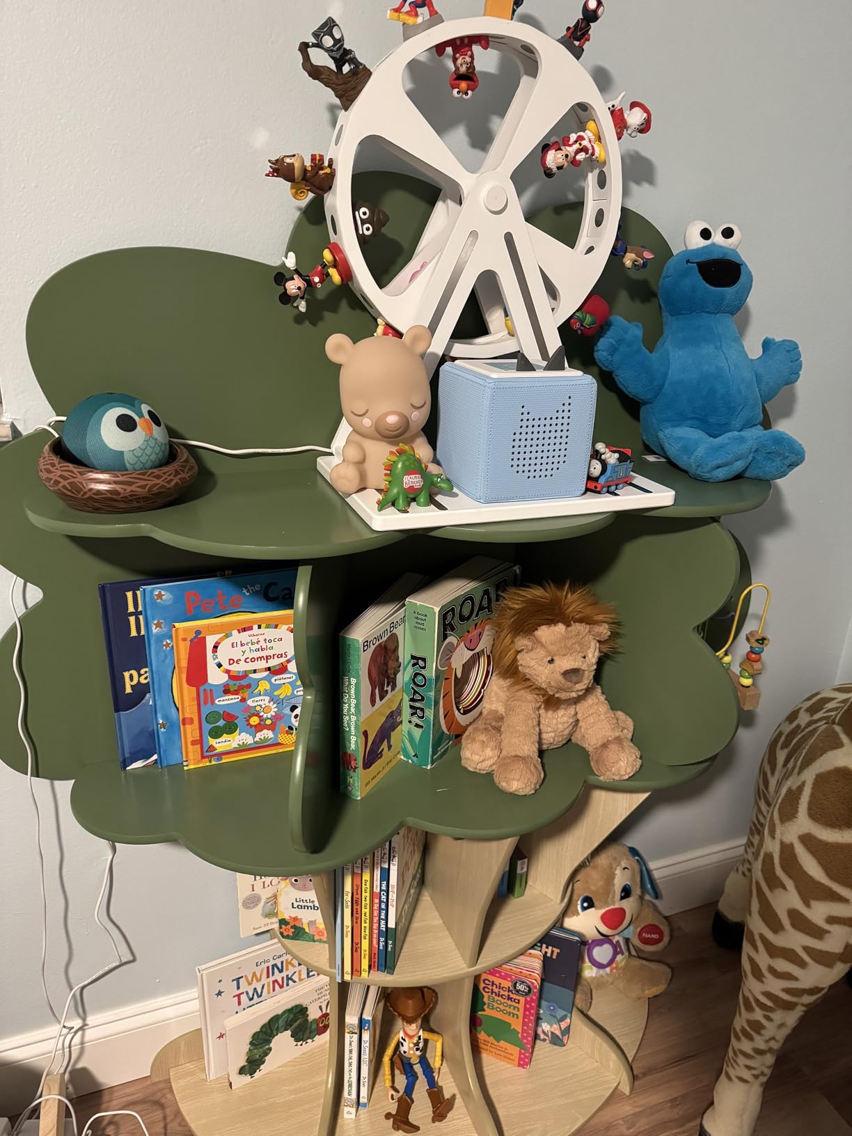 Amazon Echo Dot Kids (newest model), Smart speaker for audiobooks and learning games, Owl design customer photo 2