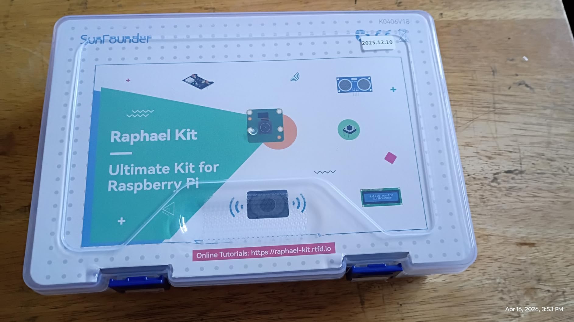 SunFounder Raphael Ultimate Starter Kit for Raspberry Pi 5 4 B 3B B+ 400, Zero 2 W, RoHS Compliant, Python, C Java, Online Tutorials & Video Courses for Beginners (Raspberry PI NOT Included) customer photo 1