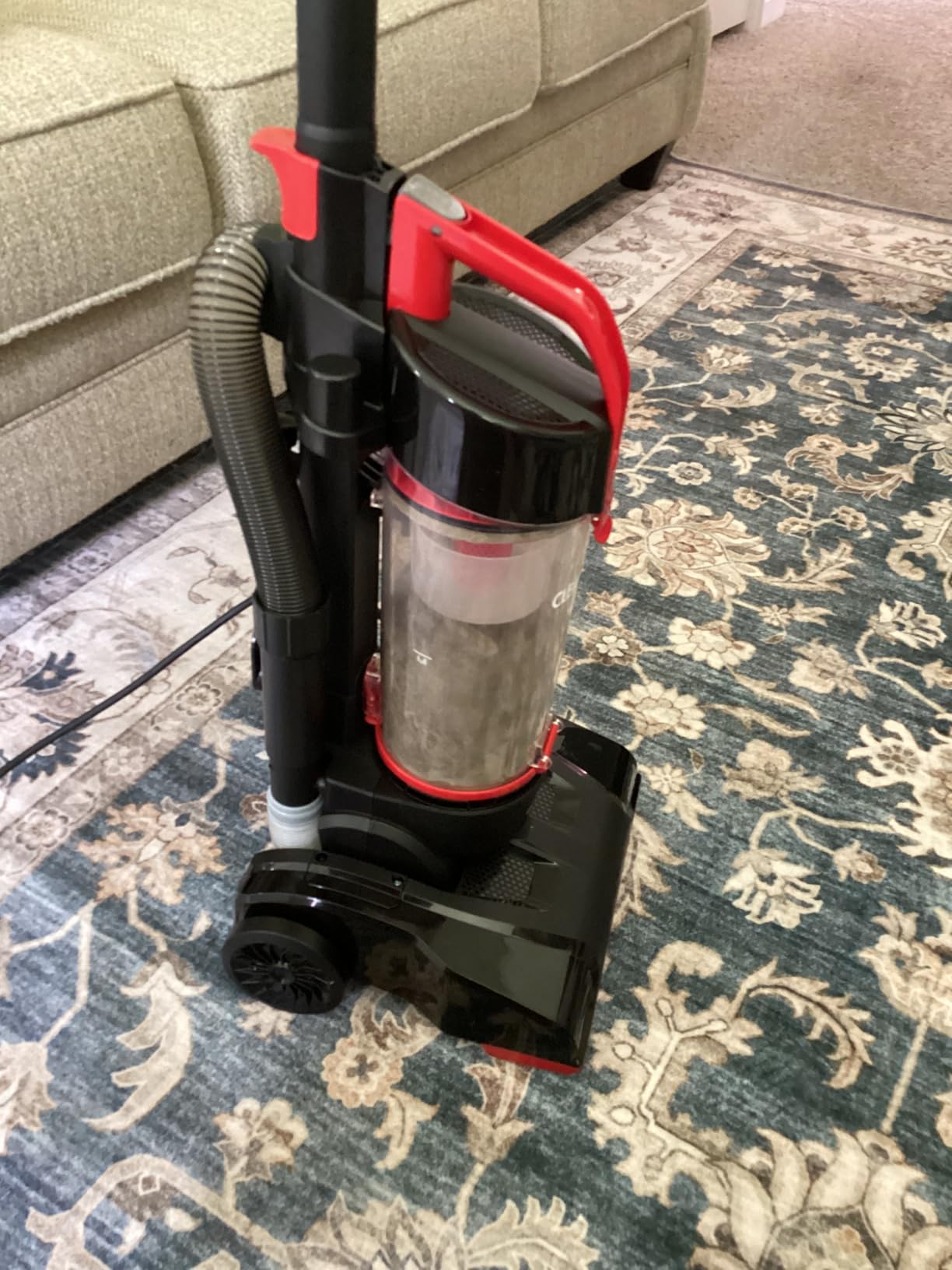 Bissell CleanView Compact Upright Vacuum, Lightweight Design for Apartments & Dorms, Powerful Suction with Removable Extension Wand & Scatter-Free Technology, 3508 customer photo 1