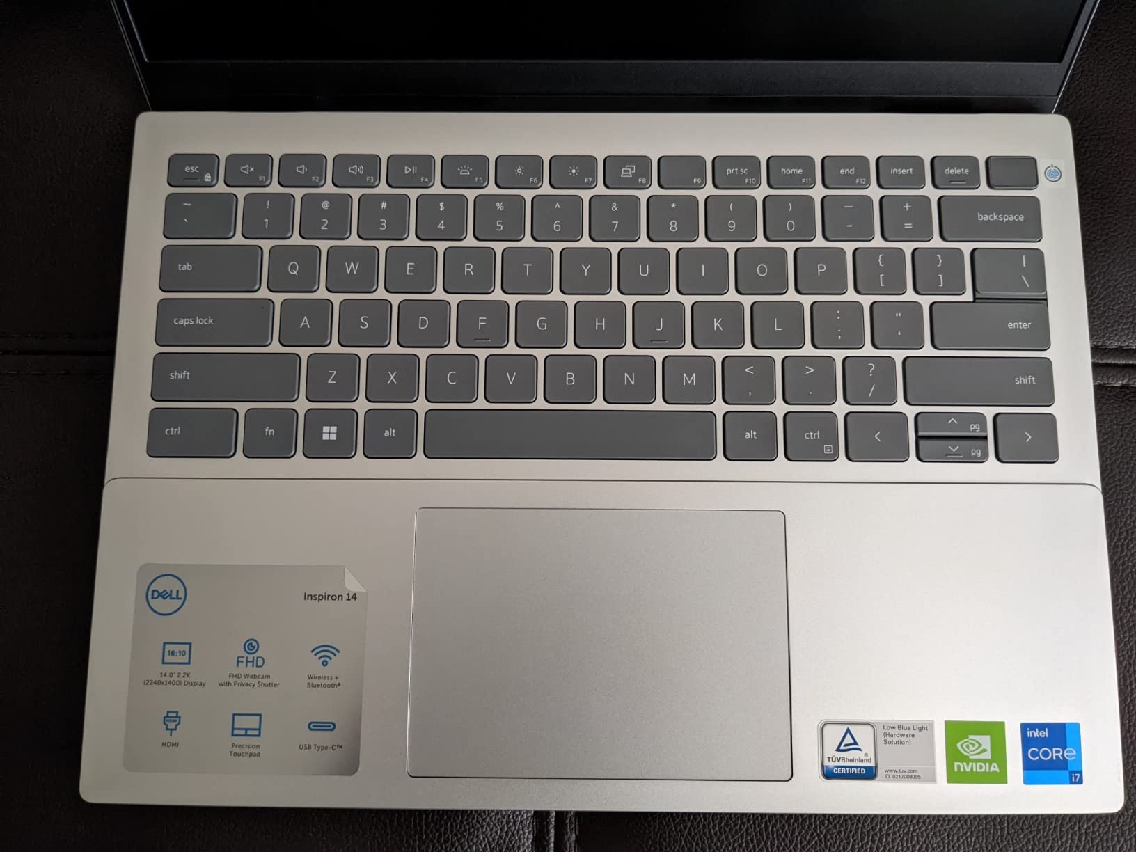 Dell Inspiron 14 5420 14 inch Student Laptop - 2.2K Display, Intel Core i7-1255U, 16GB DDR4 RAM, 512GB SSD, NVIDIA GeForce MX570, HDMI, USB-C, Bluetooth, Wi-Fi 6, Windows 11 Pro - Silver customer photo 2