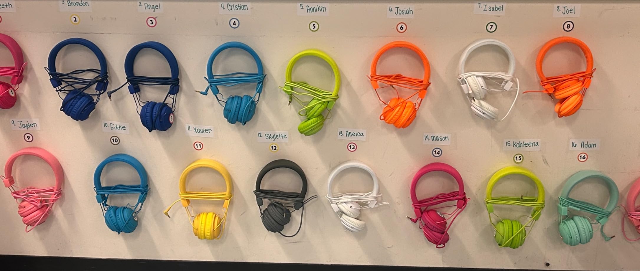 AILIHEN Classroom Headphones Kids 10-Pack for School Student K-5, On-Ear Premium Bulk Wired Headset with Mic, 85dB Volume Limited & SharePort, 3.5mm Jack for Chromebook, Computer, Laptop (Multicolor) customer photo 1
