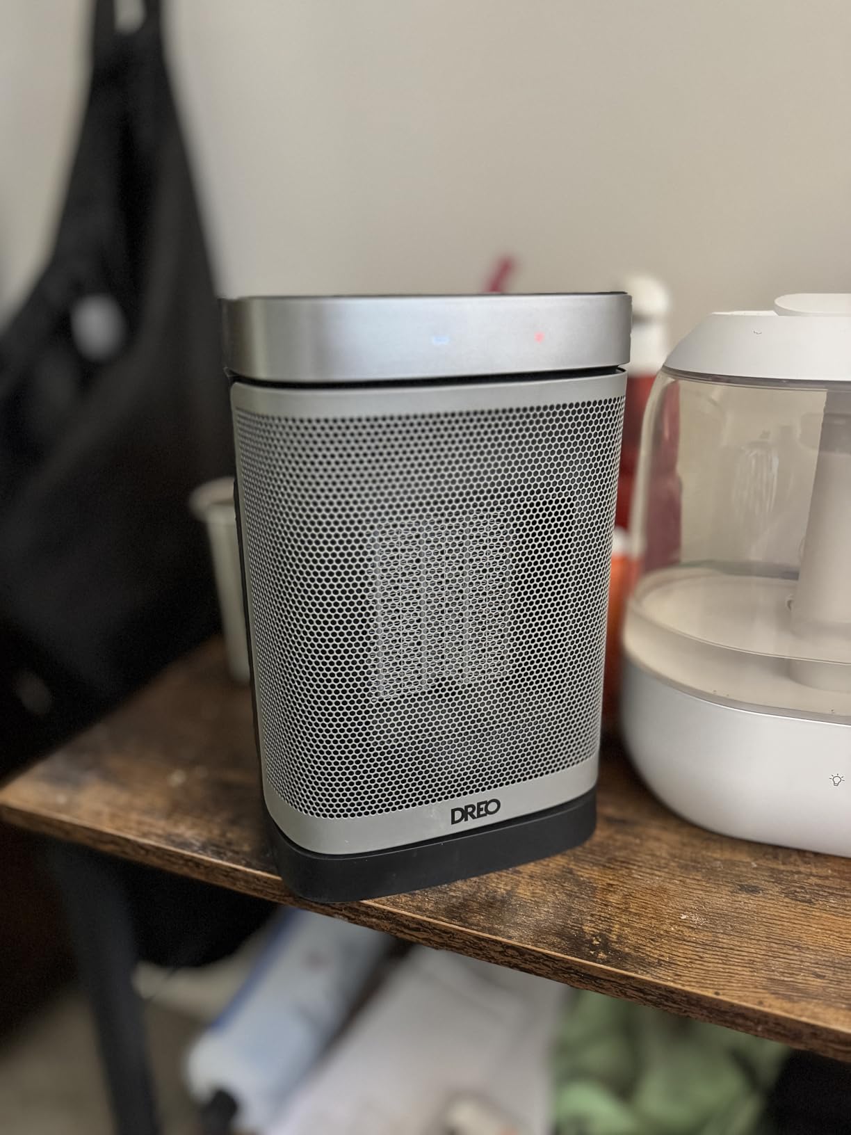 DREO Atom One Space Heater with Remote, 70°Oscillating Electric Heaters with Digital Thermostat, 1500W PTC Ceramic Heater, 12h Timer, Quiet Safety Heating, Portable Heater for Home Office customer photo 1