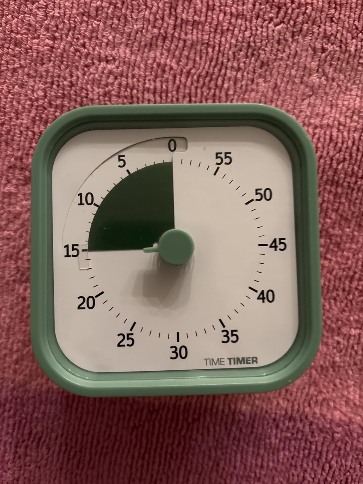 TIME TIMER MOD - 60-Minute Visual Timer, Homeschool Supplies Study Tool, Timer for Office and Meetings with Silent Operation (Peony Pink) customer photo 2
