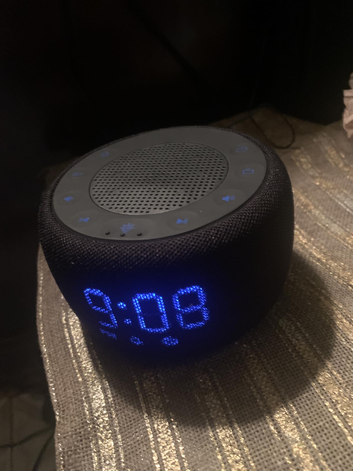 BUFFBEE Alarm Clock with Bluetooth Speaker & FM Radio for Bedside - Gradual Wake-Up Sounds, Fully Dimmable Display & Ambient Night Light, Plug-in Digital Clock for Bedroom customer photo 2