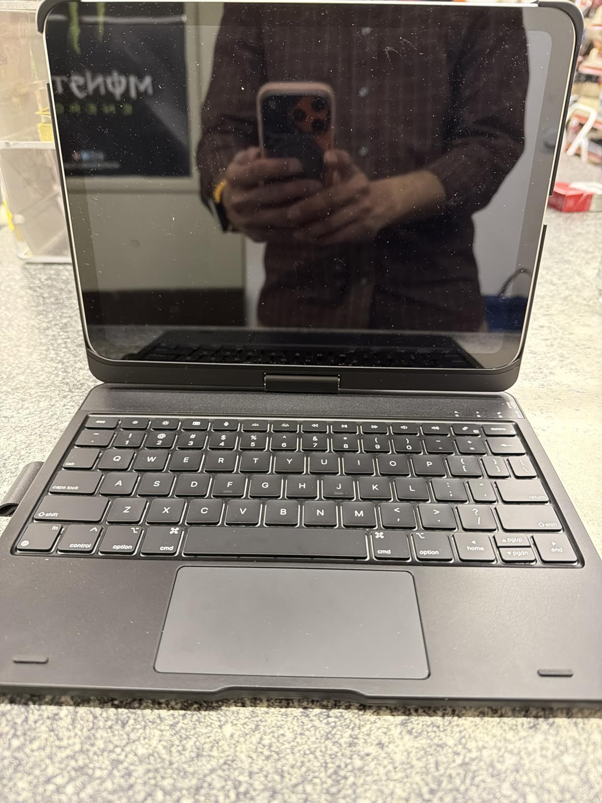 typecase Touch iPad A16 11th/10th Gen Case with Keyboard, 360° Rotating customer photo 2